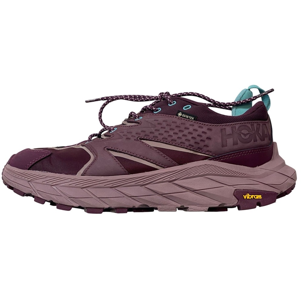 Hoka One One Anacapa‎ Low GTX Grape Wine Elderberry Hiking Shoes Gore-tex 10